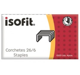 CORCHETES ISOFIT 26/6 (X1000)